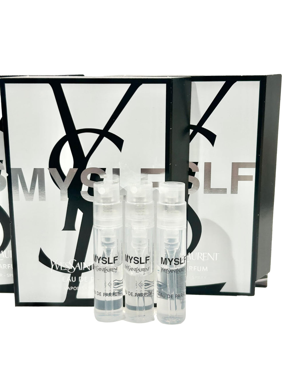 YSL MYSLF wood scent travel-size concept ideal for fragrance sampling.