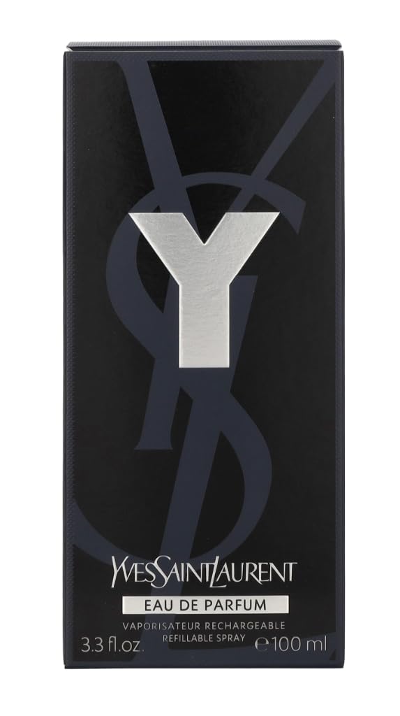 YSL Y Eau de Parfum spray application demonstrating easy mist for quick refresh