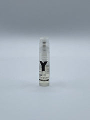 Yves Saint Laurent Y for Men bottle label close-up highlighting premium branding and scent promise.