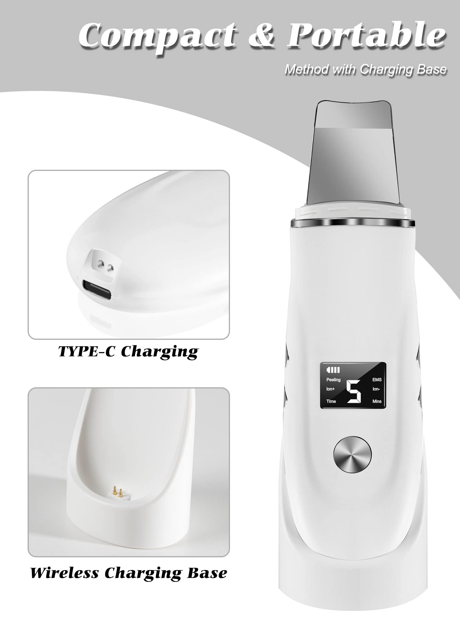 Ysxuan Skin Scrubber auto timer turns off after five minutes.