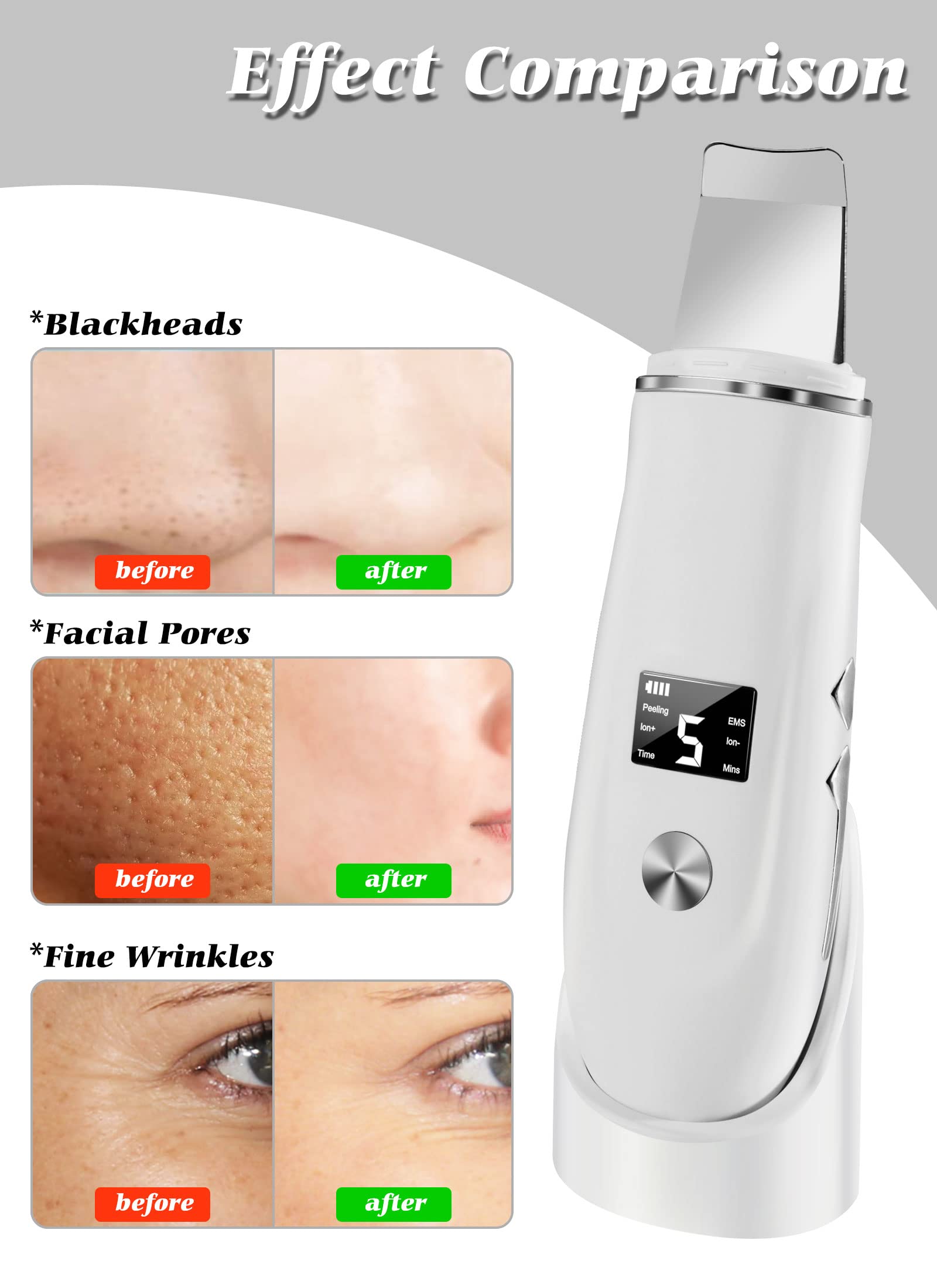 Ysxuan Skin Scrubber used with cream demonstrates enhanced absorption prep.