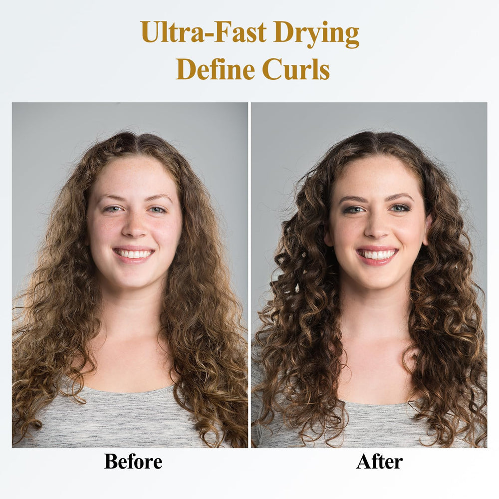YTCHYYSK diffuser evenly distributes air to reduce frizz and flyaways.