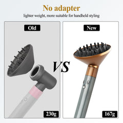 YTCHYYSK upgraded diffuser nozzle improves drying speed and curl definition.