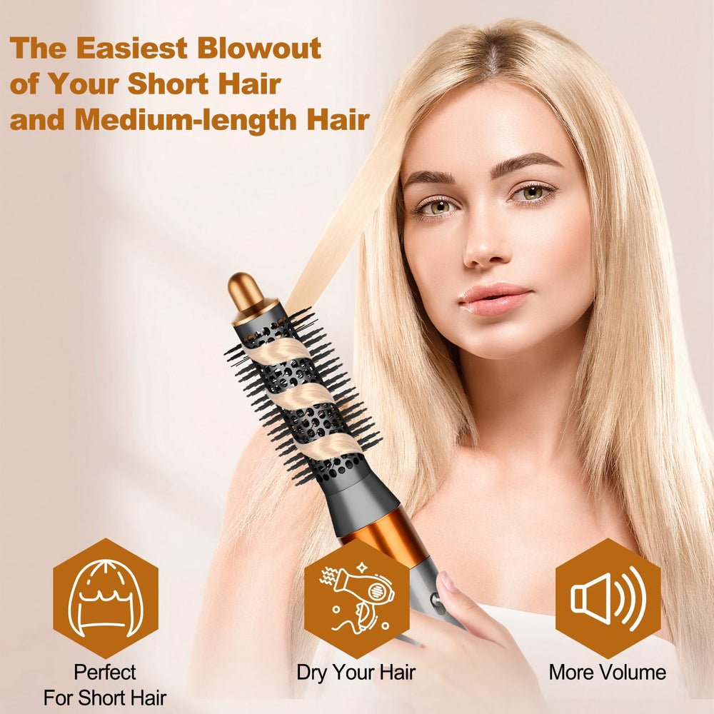 YTCHYYSK 4-in-1 styling system smooths frizz and adds volume.