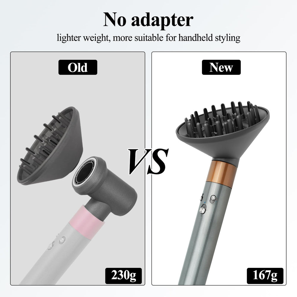 ytchyysk frizz-reduction diffuser improves air distribution for smoother hair.