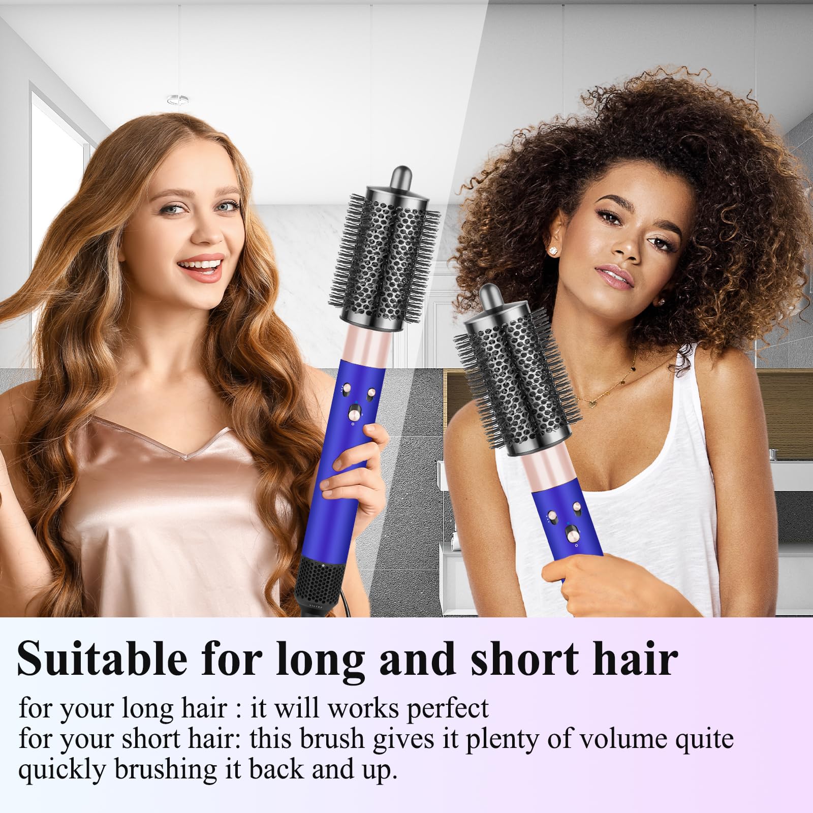 YTCHYYSK larger-than-standard brush size boosts volume during drying for quicker styling.