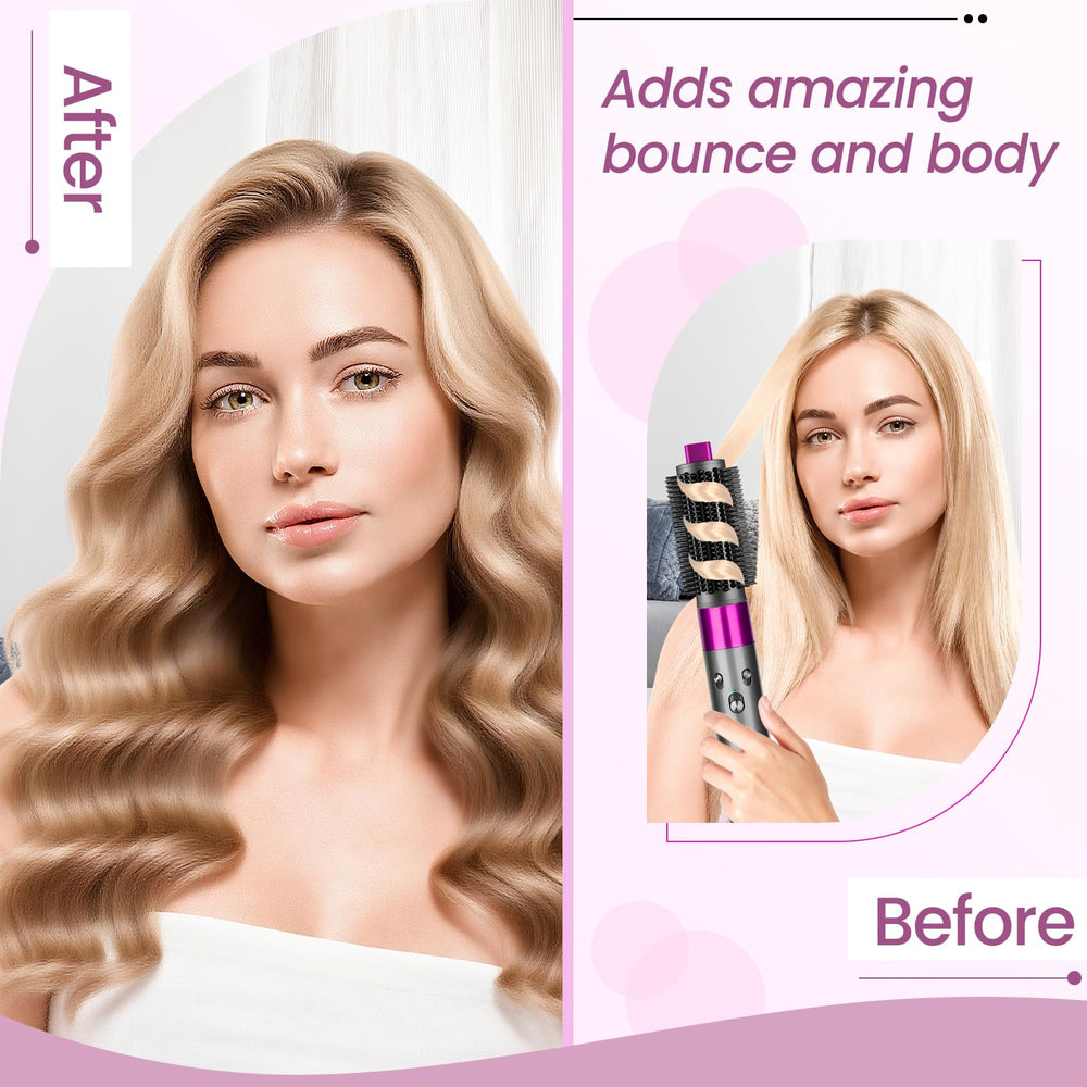 YTCHYYSK rose round brush with optimized bristles for secure grip without tugging.