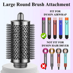 YTCHYYSK round brush root lift during drying for natural curls and volume.