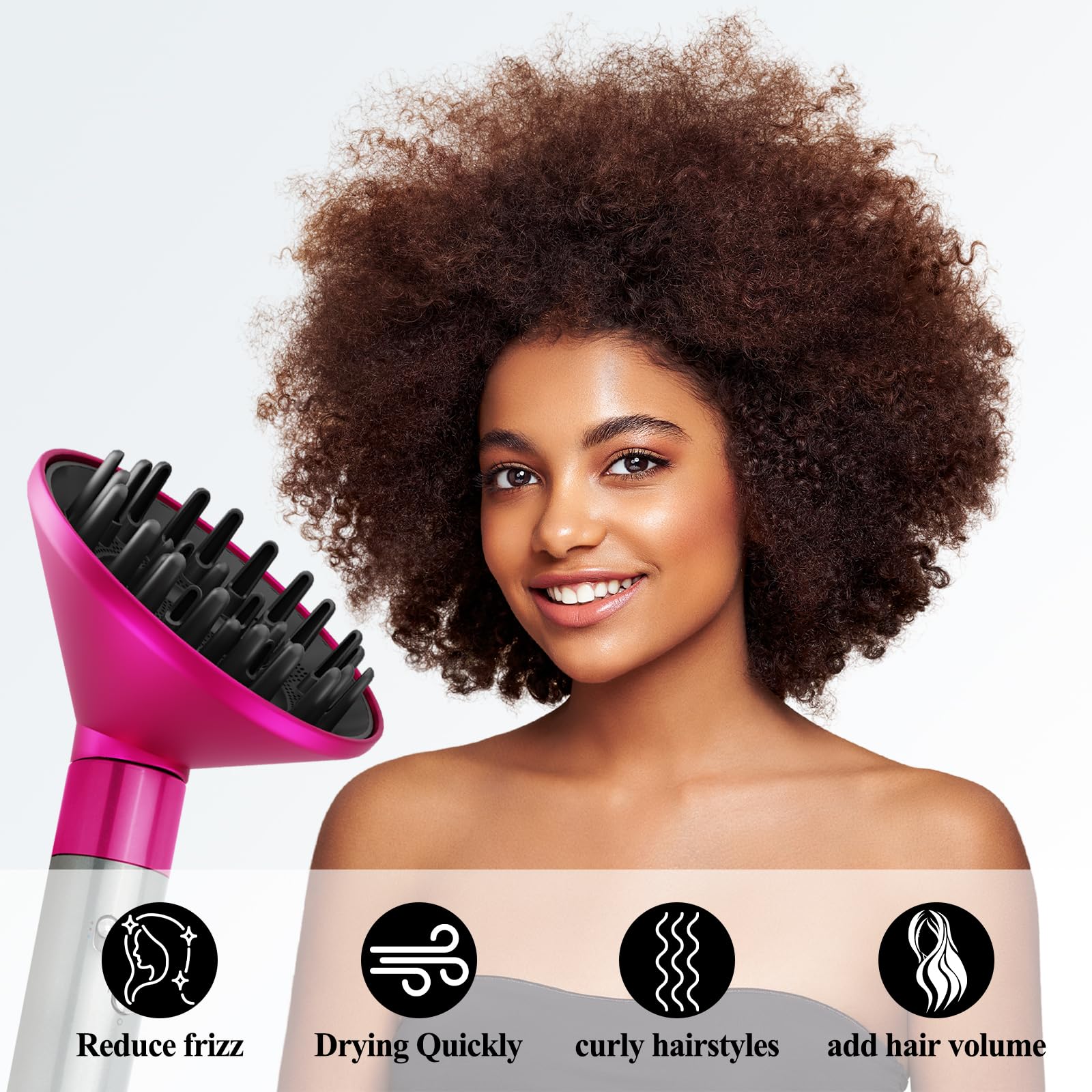 YTCHYYSK rose diffuser frizz minimization with even air distribution