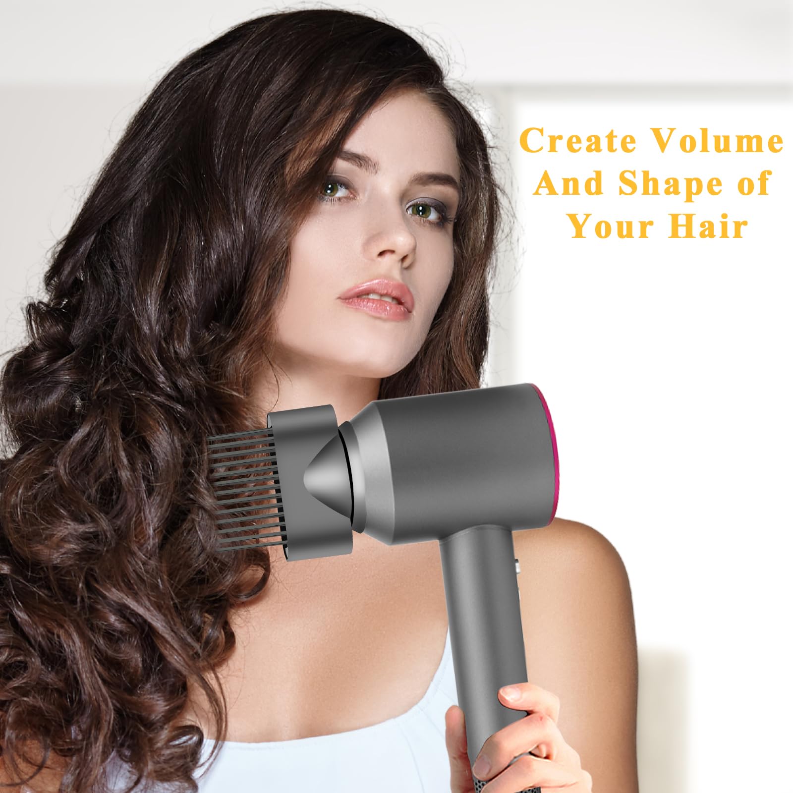 YTCHYYSK wide-tooth comb attachment for Dyson HD03 smooths curls during styling