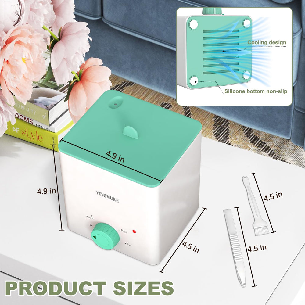 YTYOMUR steamer large-capacity chamber fits multiple cups for batch cleaning.