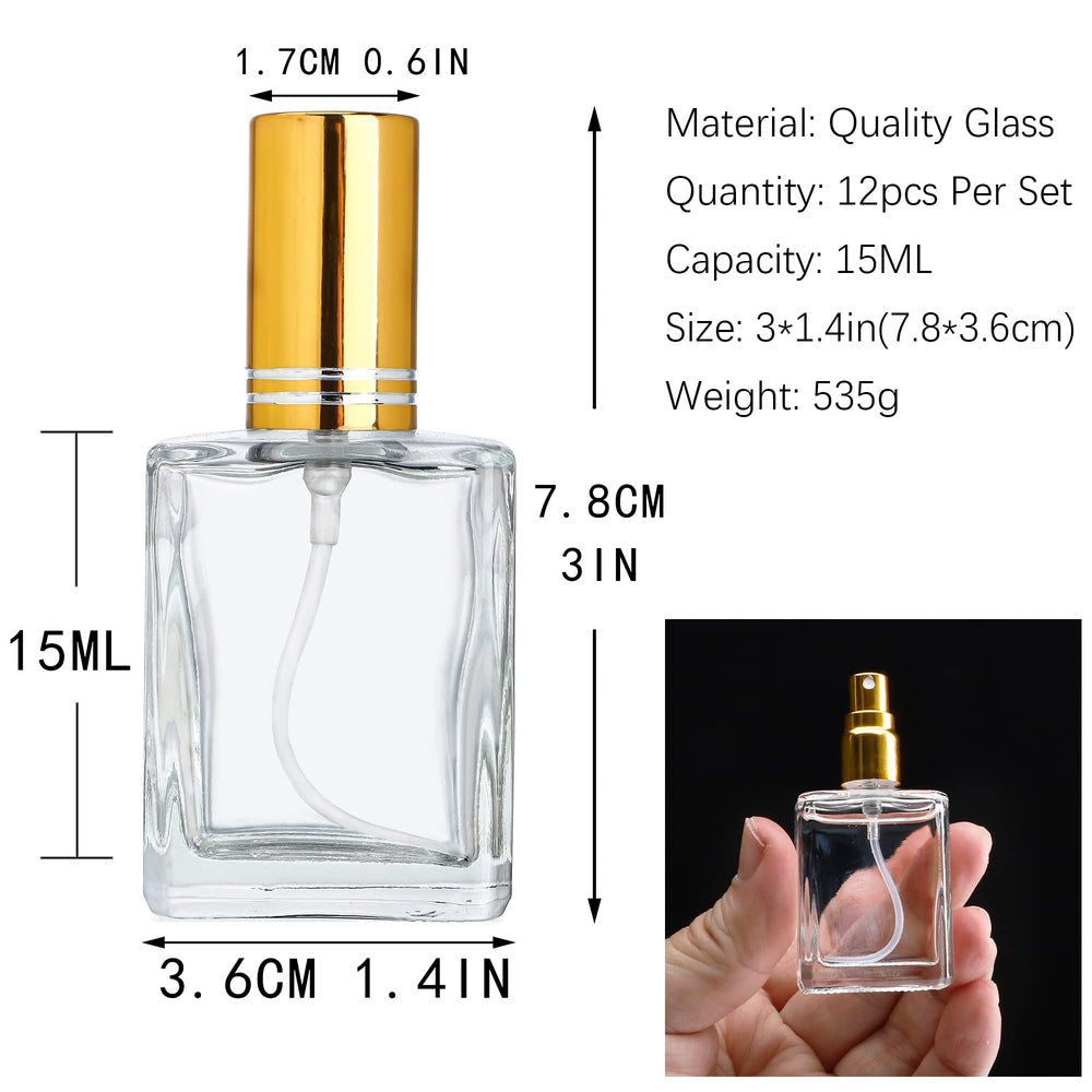 YU FENG refillable empty glass bottle set provides reusable storage for DIY blends.