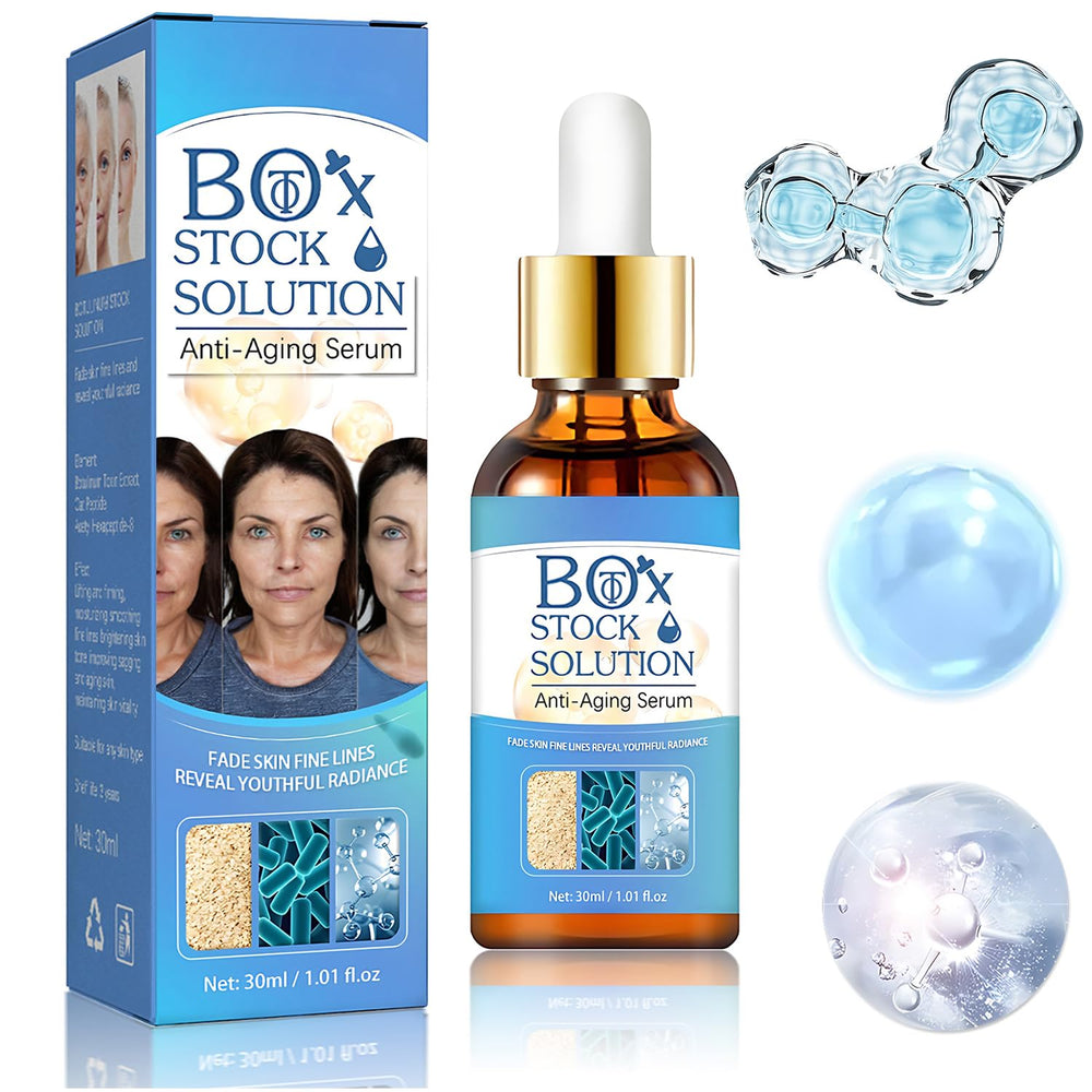 Yuanyuuo Box Face Serum on vanity table for quick morning routine.