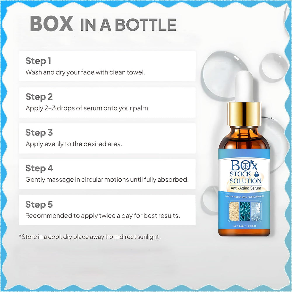 Yuanyuuo Stock Solution Serum texture closeup showing silky hydration.