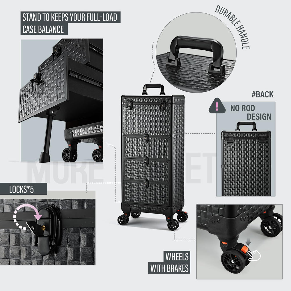 Yueieoun salon cart bottom stand provides stability while fully loaded