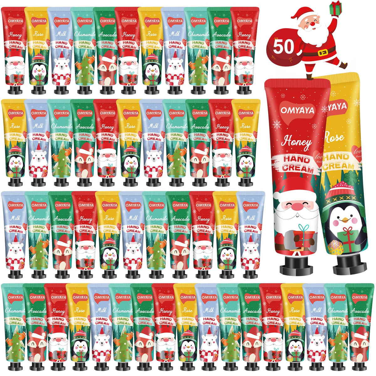 YUEONEWIN Christmas Hand Cream Gift Box offering festive scents for gifting