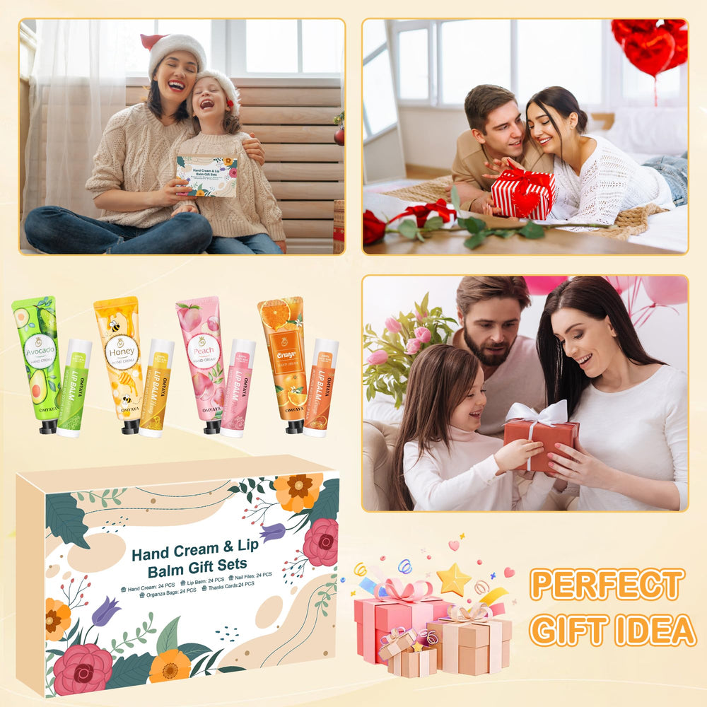 YUEONEWIN gift-set display demonstrates ready-to-assemble gifts for weddings and holidays.