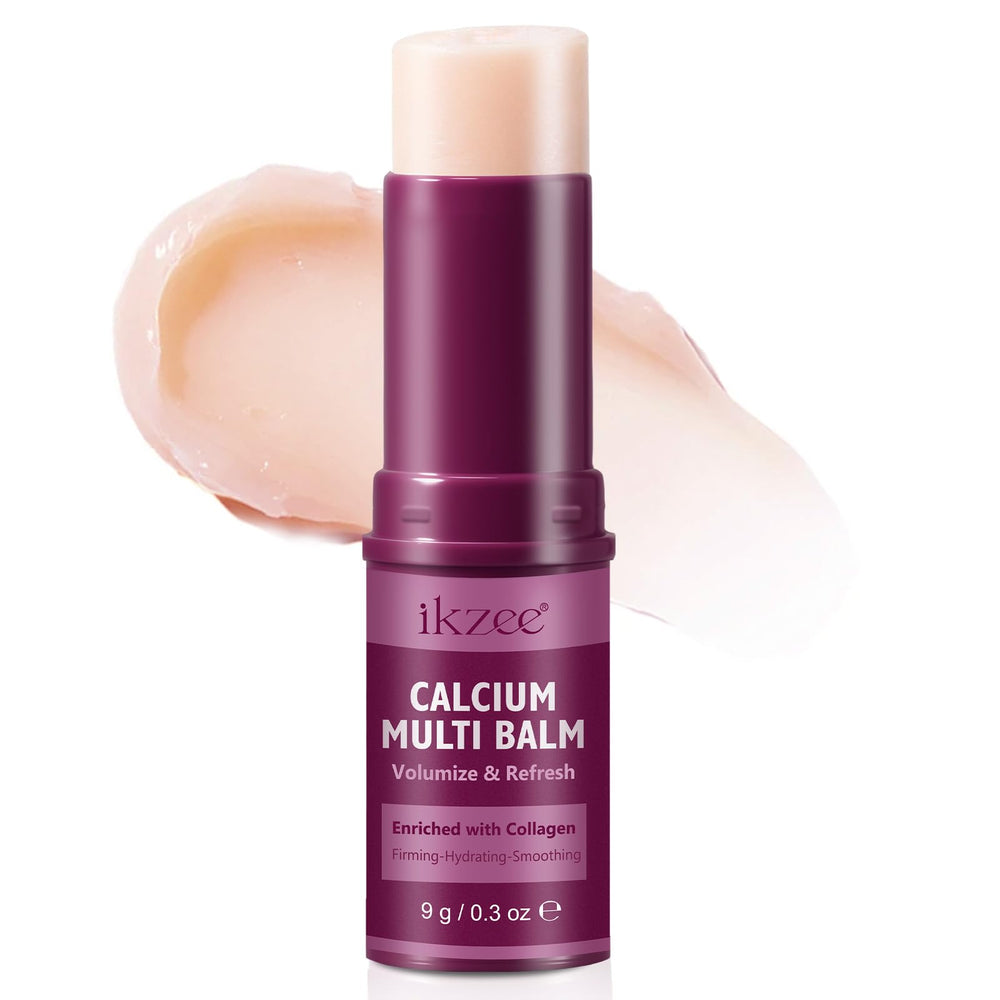 YUEPLATTNMAY Calcium Volume Multi Balm stick cap for on-the-go hydration and firming.