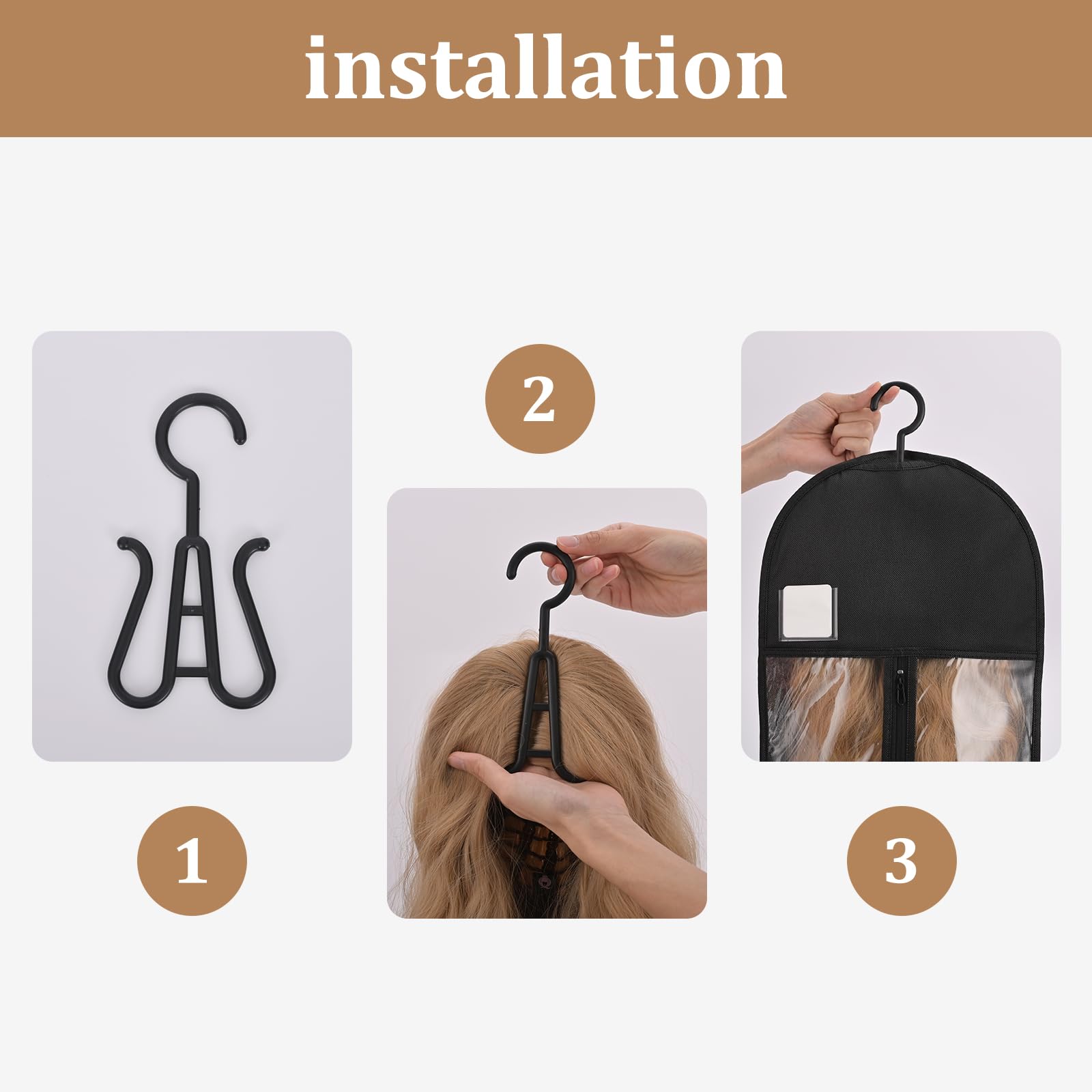 Yujiash wig-hanger-inside-view shows practical design for quick wig storage.