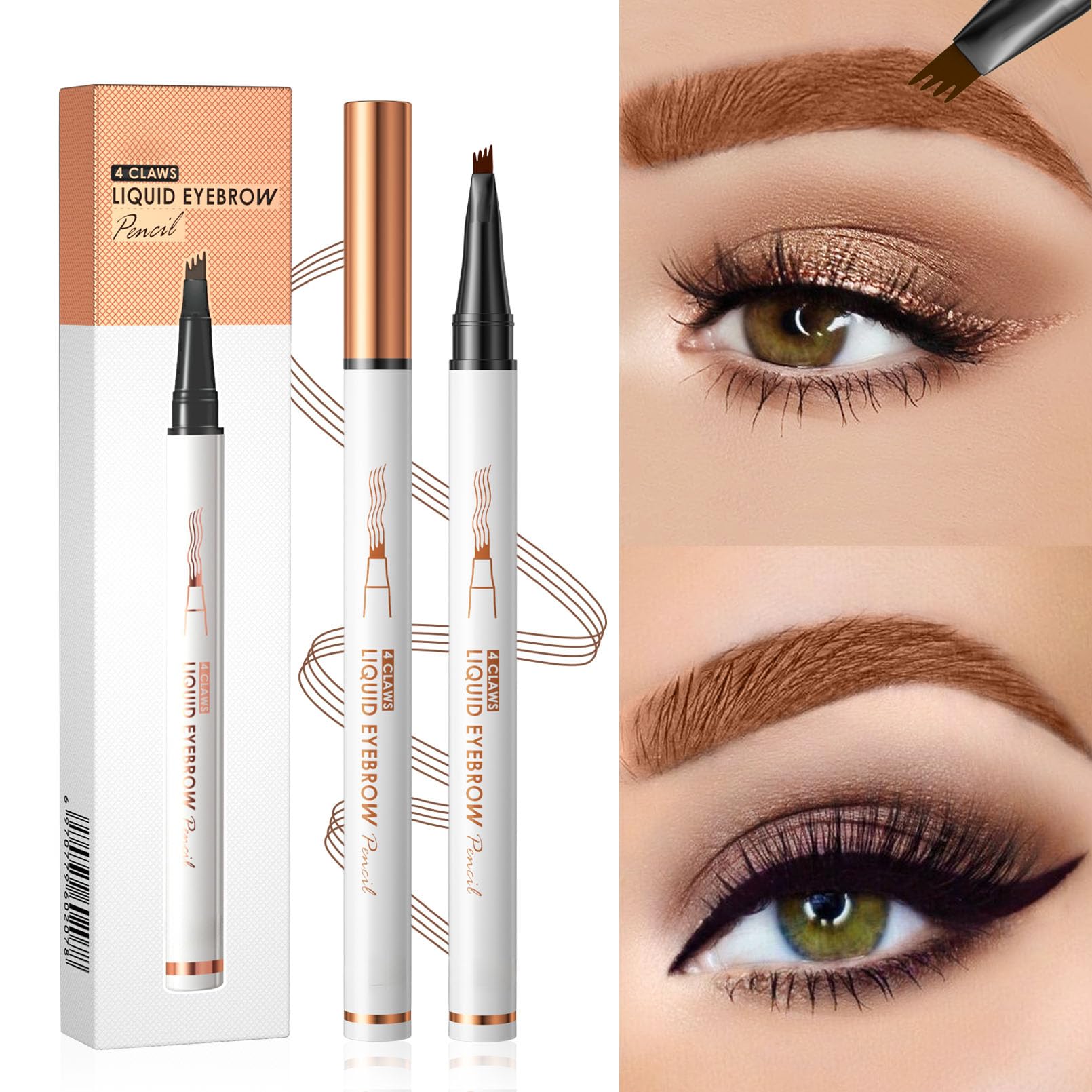Yulinlon Q707 waterproof smudge-proof test proves long-lasting brows