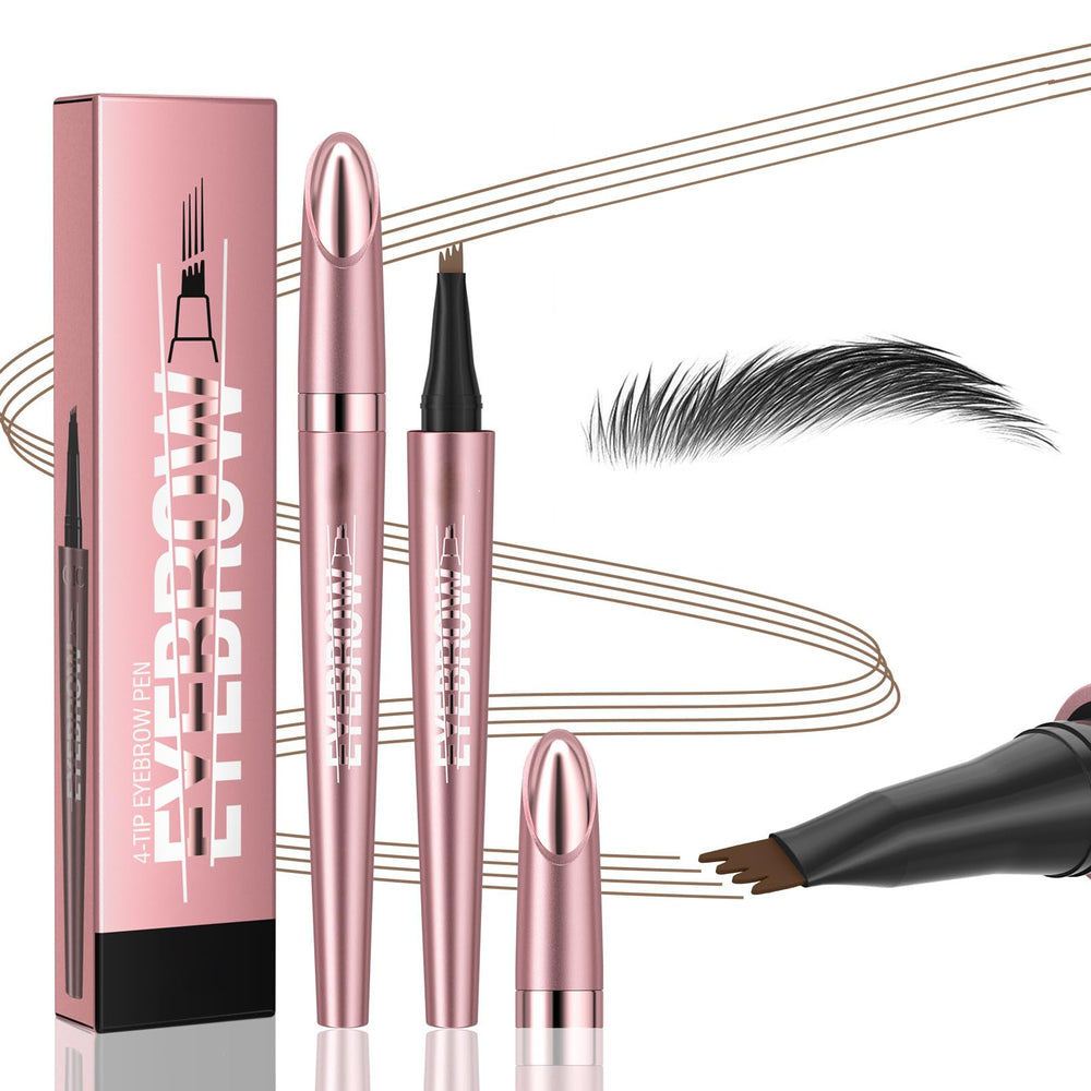 Yulinlon Q708 brow pencil with precision microfork tip for natural hair-like strokes