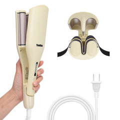 yumilux Waver barrel 1.42-inch close-up signaling deep U-shaped waves and natural texture
