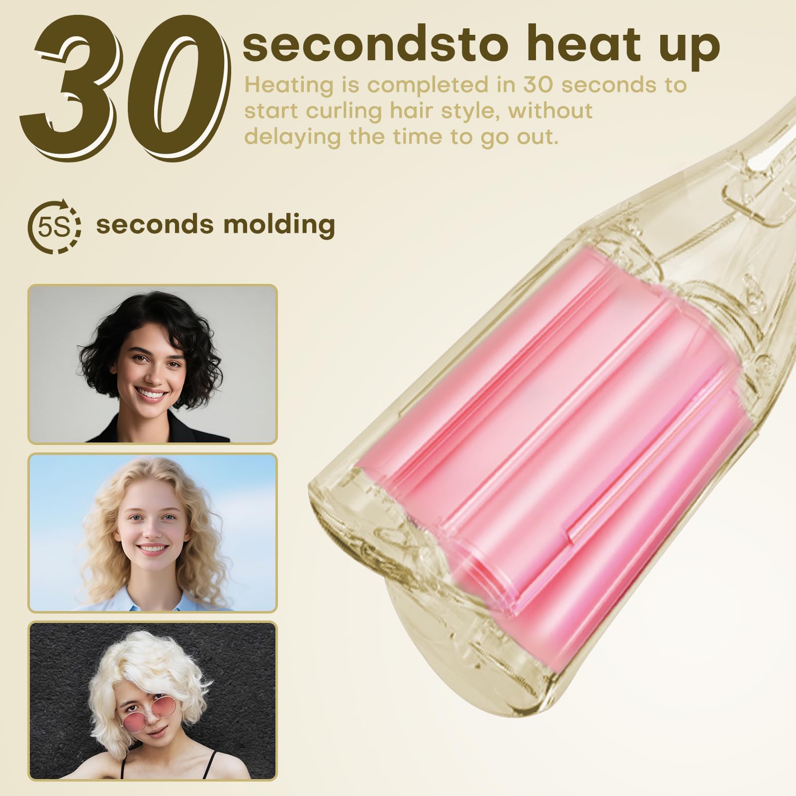 yumilux Waver swivel cord enables tangle-free styling for on-the-go looks