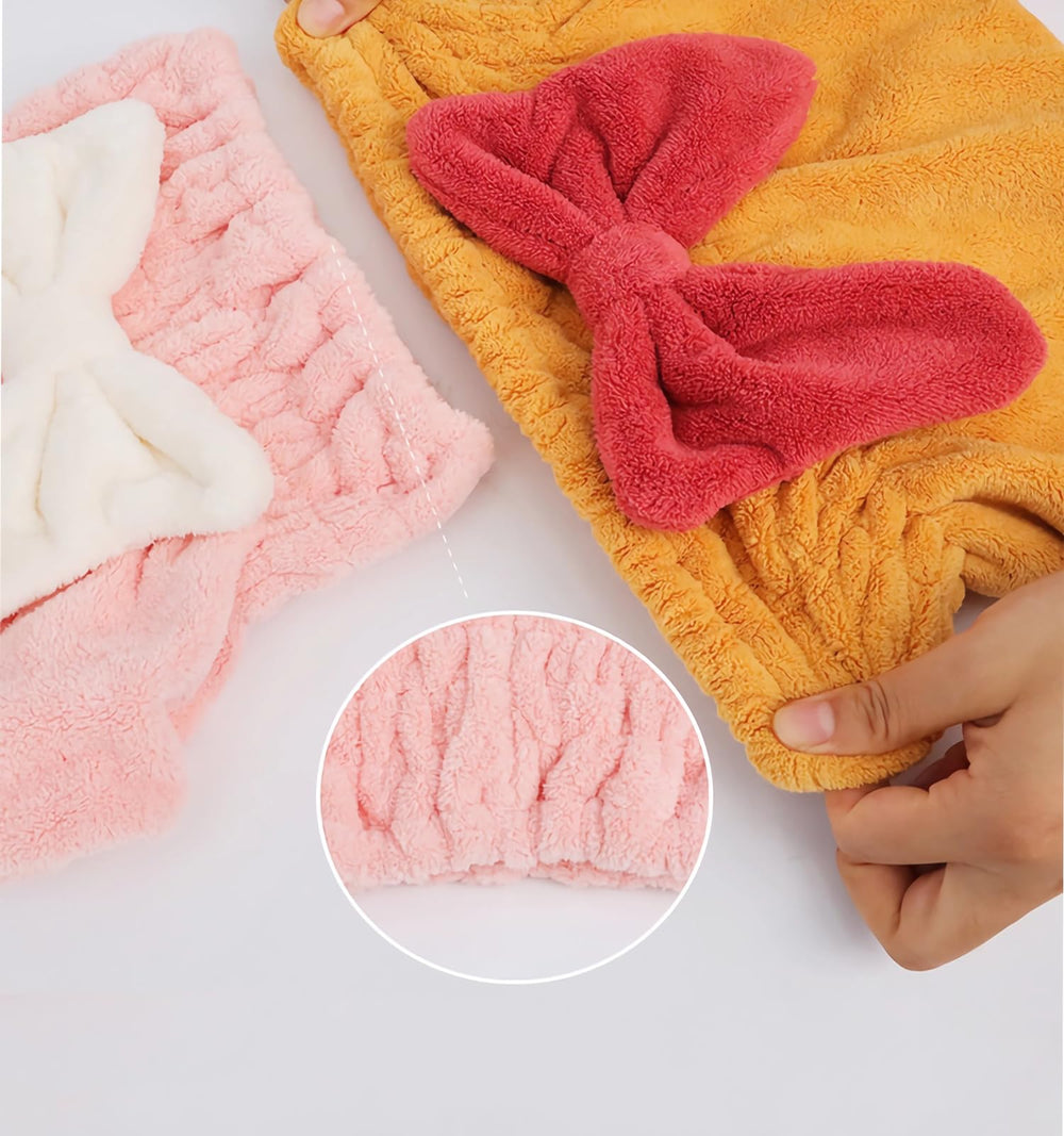 YUMINGUHC kids shower cap in mixed colors protects hair after bath