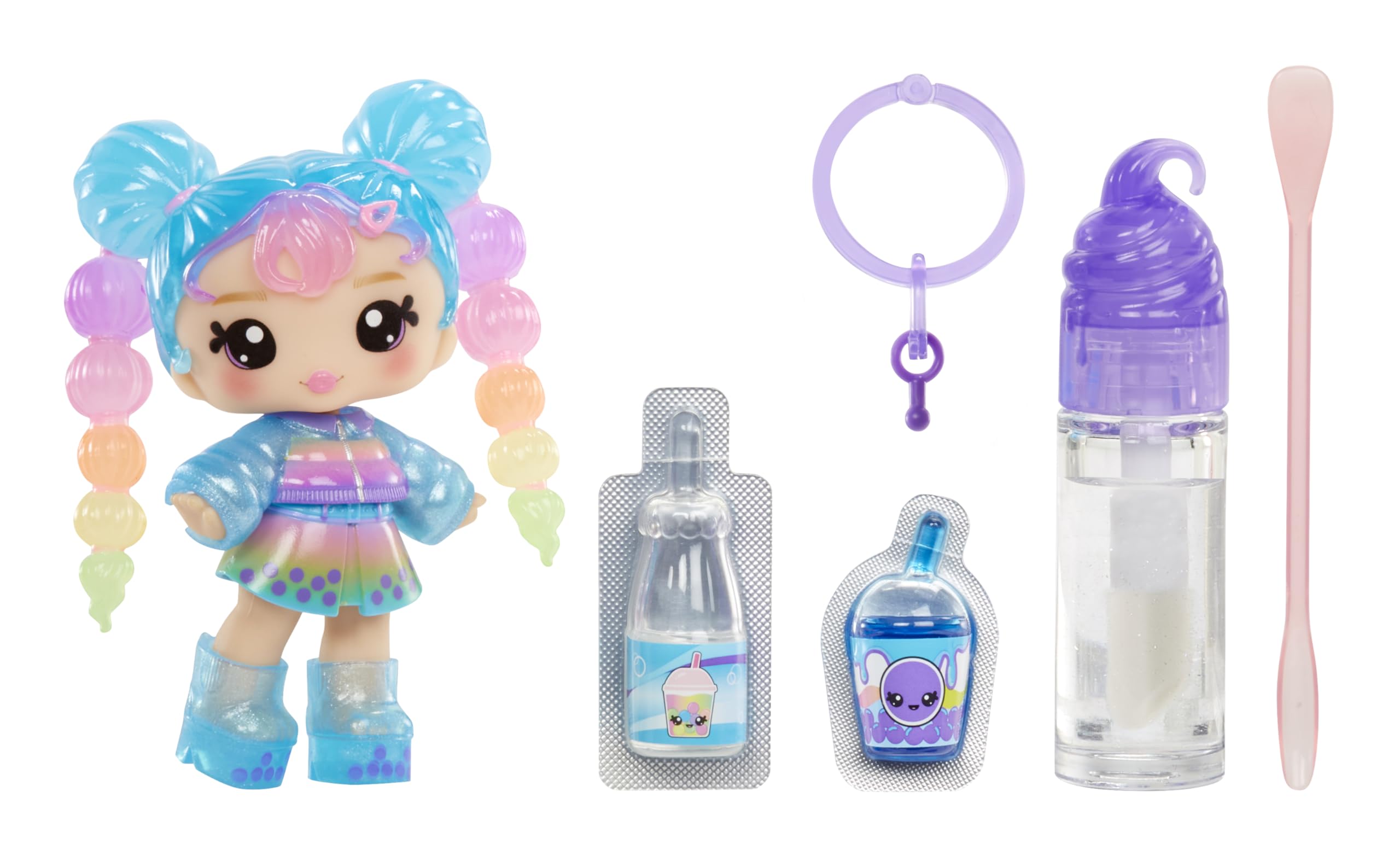 Yummiland Britney Boba doll wearing removable fashions for versatile pretend styling.
