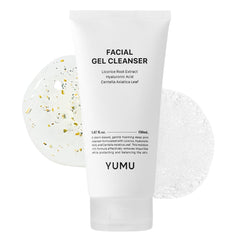 YUMU Licorice Deep Pore Cleanser bottle front emphasizes gentle cleansing and hydration.