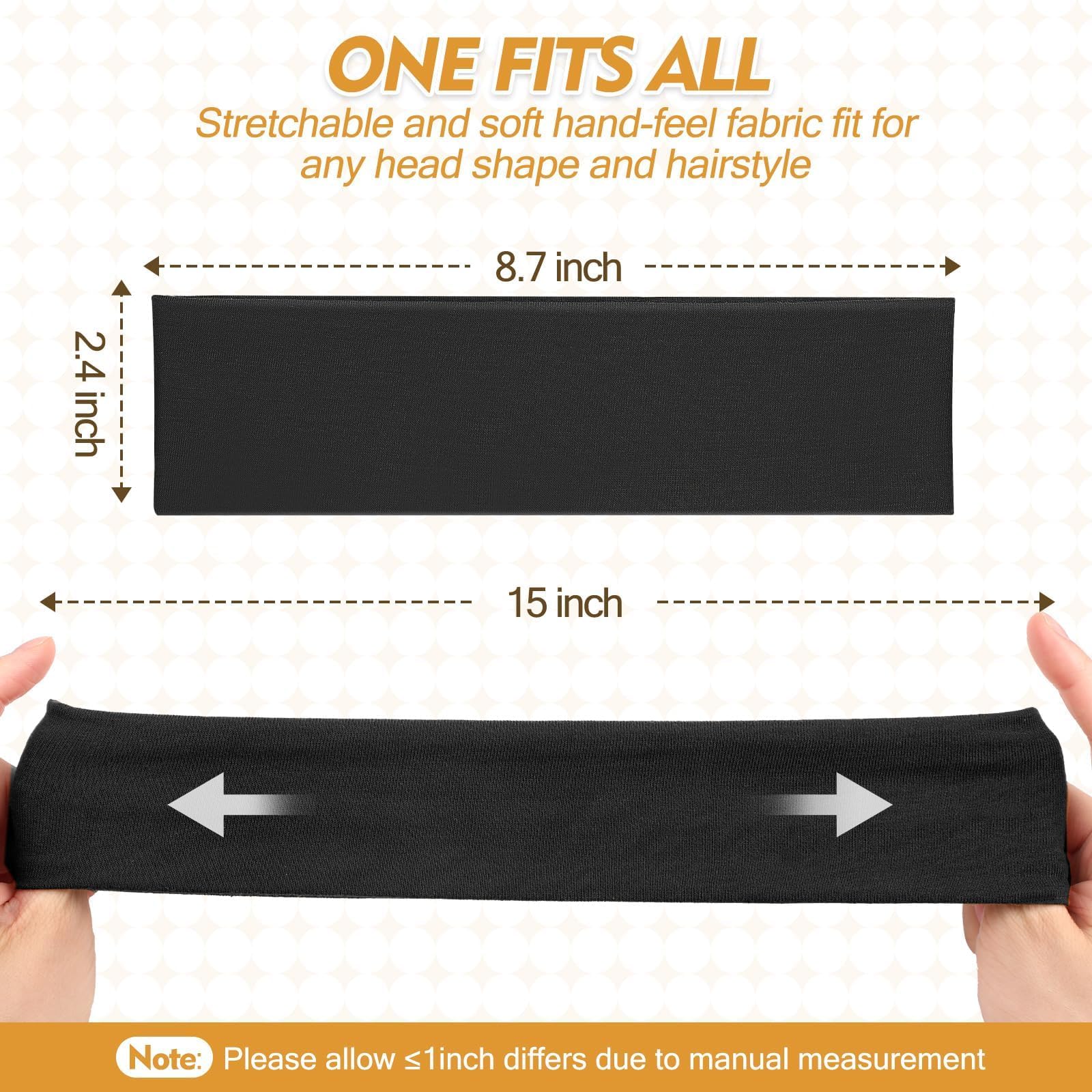 Yunaking elastic-fit headband demonstrates secure, adjustable fit for diverse head sizes