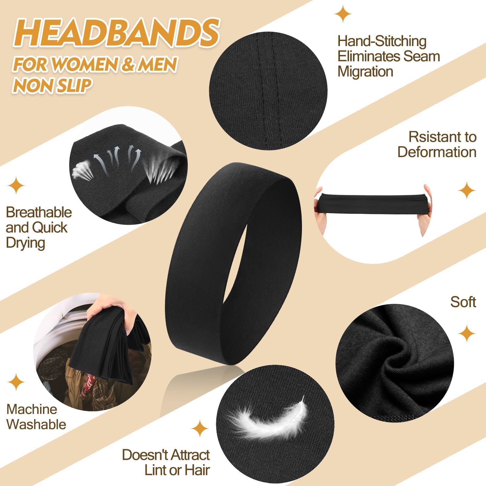 Yunaking moisture-wicking headband keeps sweat away during intense sessions