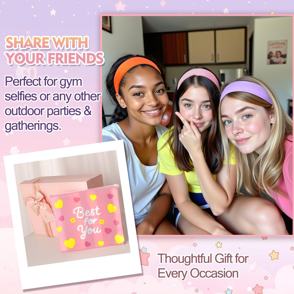 Yunaking neon headbands add color to daily outfits and festival looks