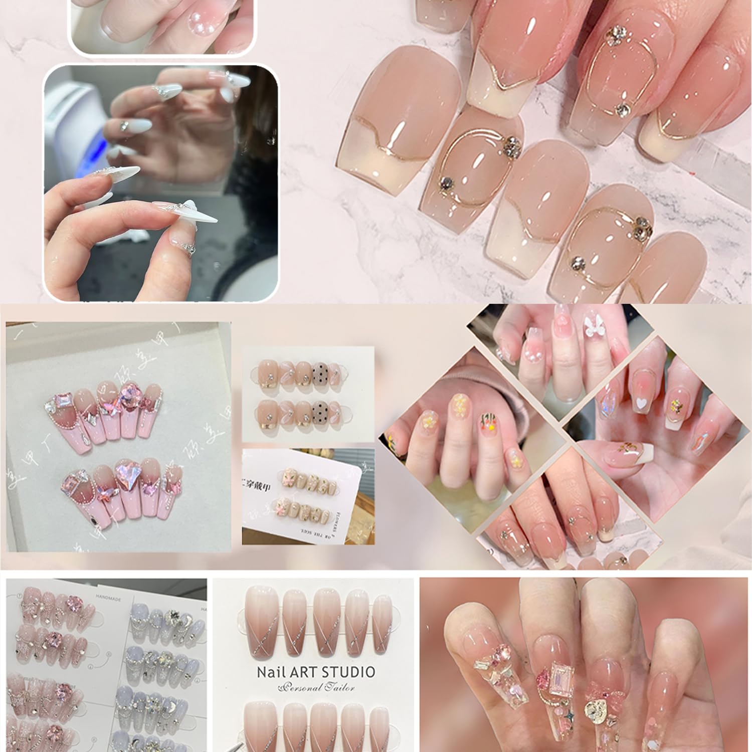 YUNEEHA Waterproof nail tabs endure daily activities like washing hands
