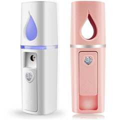 YUNYILAN portable nano facial mister with visual water tank for easy monitoring.