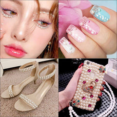 Yuntop pearl stickers add sparkle to phones and gadgets with vibrant gem accents.