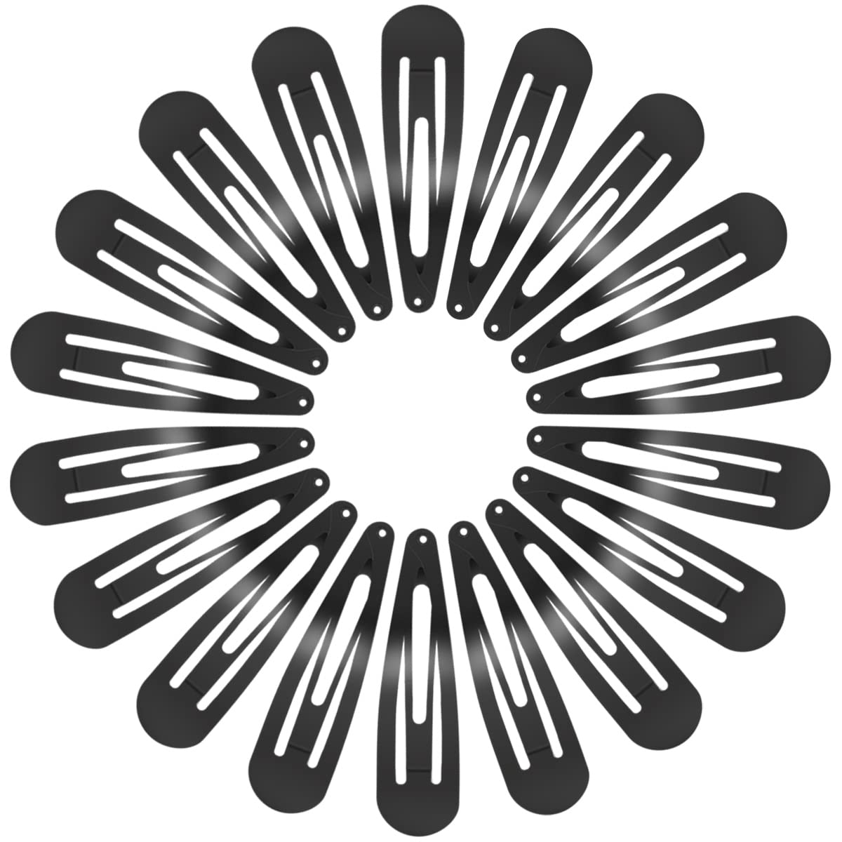Pinza duradera Yuntop negro para estilos rápidos sin deslizamiento.