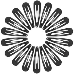 Pinza duradera Yuntop negro para estilos rápidos sin deslizamiento.