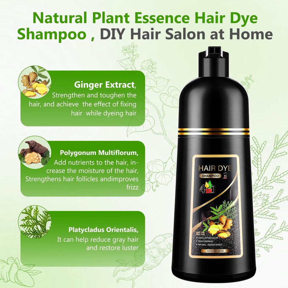 YUOLITA gray hair coverage being applied for natural shade