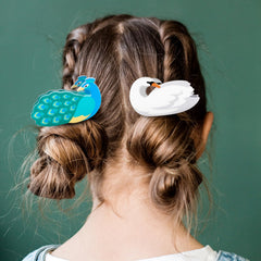 Yussti Birds Hair Clips swan design complements sleek updos securely
