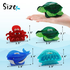 Yussti sea animals turtle hair clip adds playful charm while keeping hair in place.
