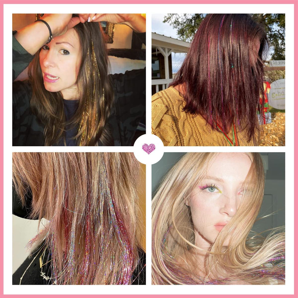 YUUYEE hair tinsel kit perfect for parties