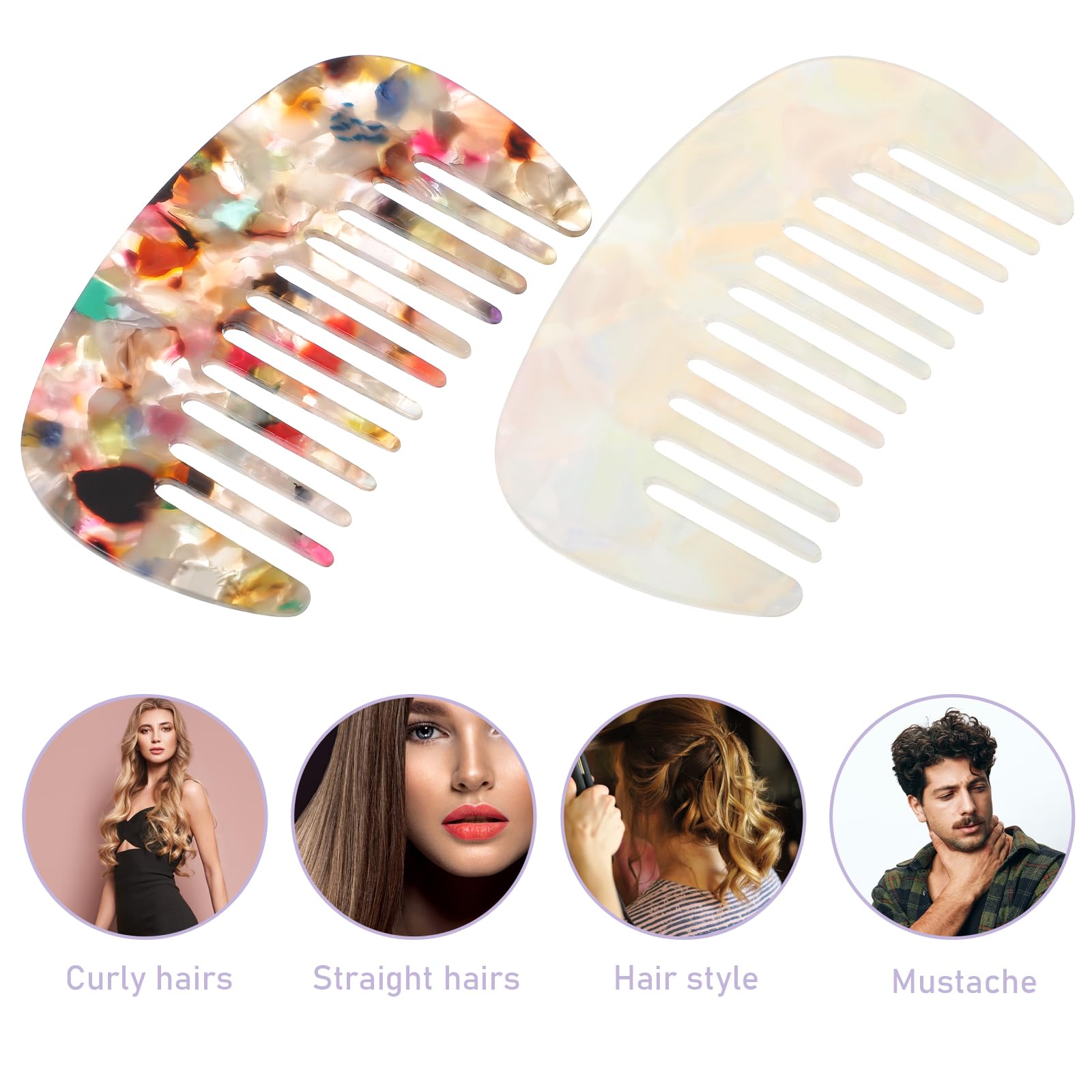 YUXIANLB travel comb packaging shown, a practical gift for daily hair care.