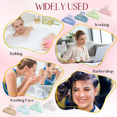 Yuxung acrylic clip with non-slip grip for secure styling