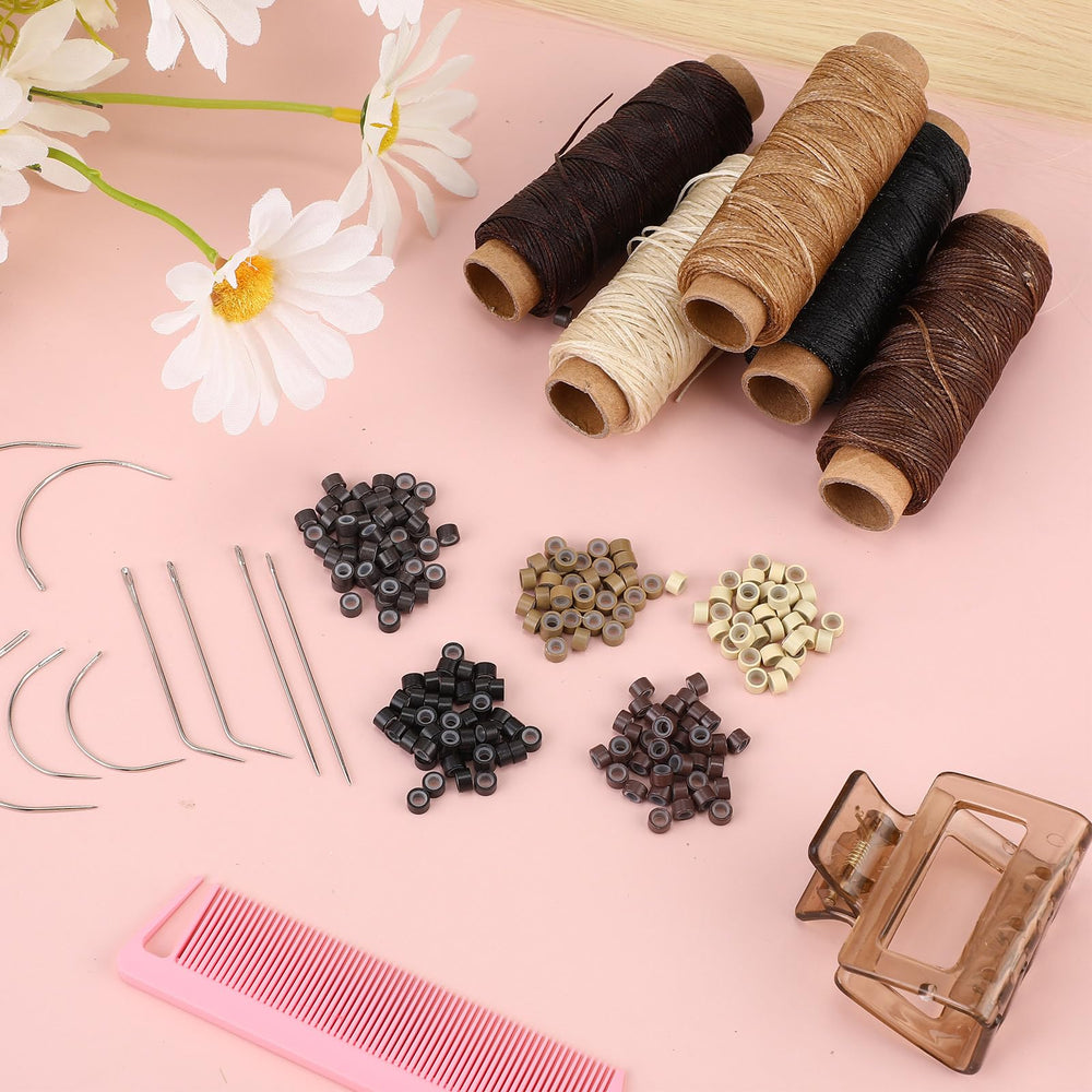 Yuxung wig DIY kit assembly shot illustrates at-home transformation potential.