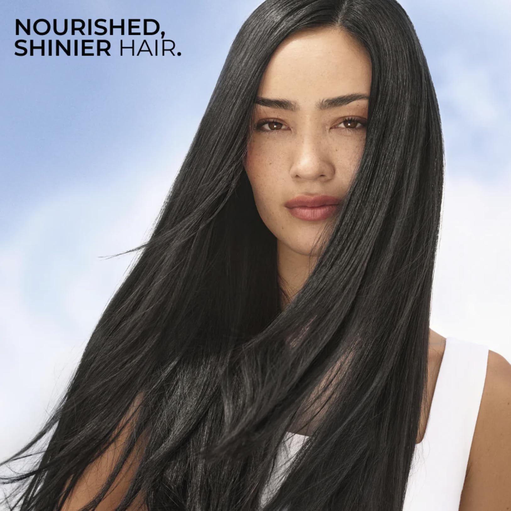 Yves Rocher Raspberry Shine vinegar final rinse scene shows smooth, light texture
