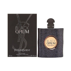 Yves Saint Laurent Black Opium bottle—sleek design for evening wear.