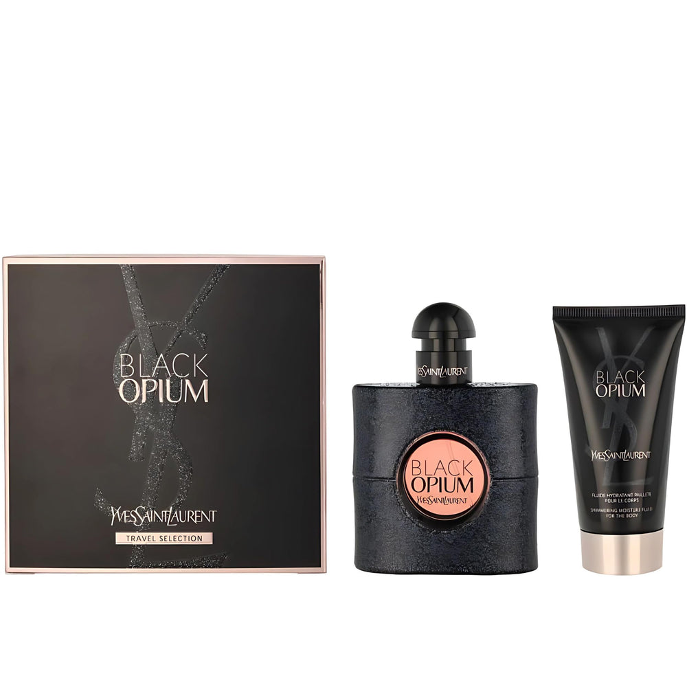 Yves Saint Laurent Black Opium EDP spray 50ml for everyday sophistication and nightlife allure.