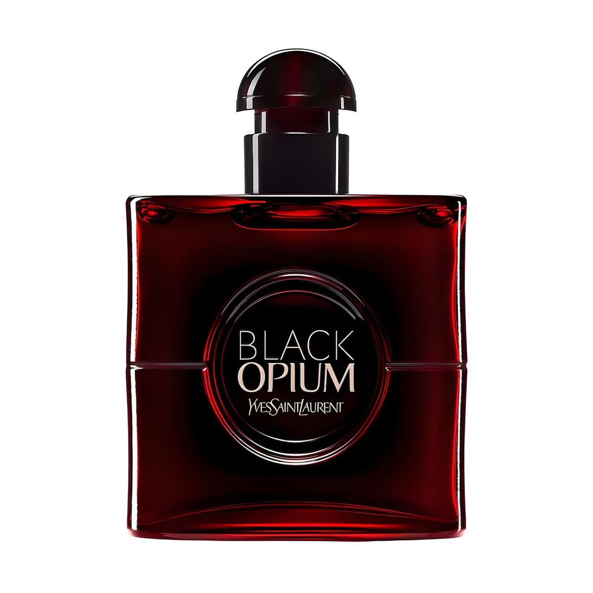 Yves Saint Laurent Black Opium Over Red bottle front for statement moments.