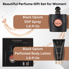 Yves Saint Laurent Black Opium shimmering moisturising fluid 50ml for radiant skin.